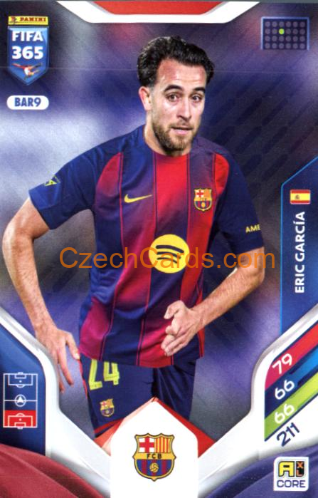 Eric García 2026 Panini Adrenalyn #BAR9