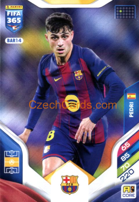 Pedri 2026 Panini Adrenalyn #BAR14