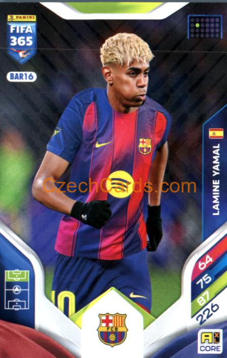 Lamine Yamal 2026 Panini Adrenalyn #BAR16