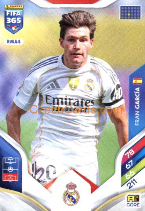 Fran García 2026 Panini Adrenalyn #RMA4