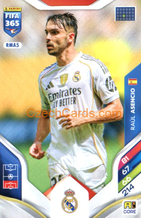 Raúl Asencio 2026 Panini Adrenalyn #RMA5