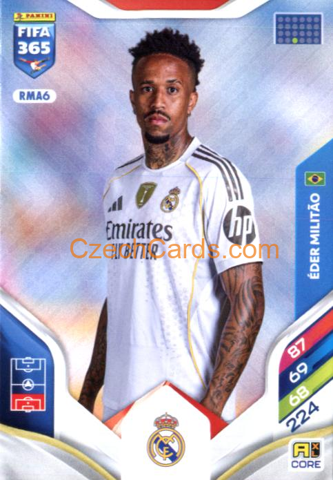 Éder Militão 2026 Panini Adrenalyn #RMA6
