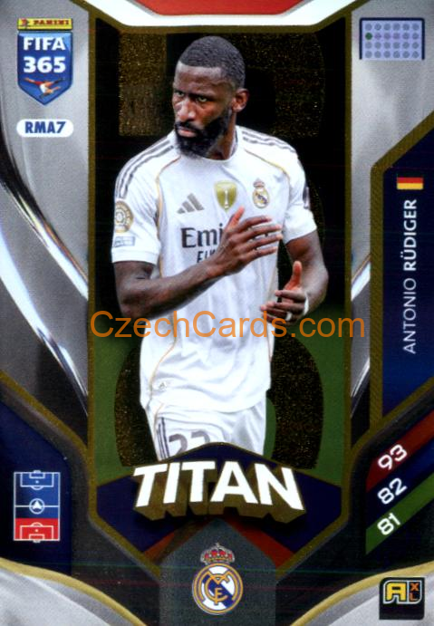 Antonio Rüdiger 2026 Panini Adrenalyn #RMA7