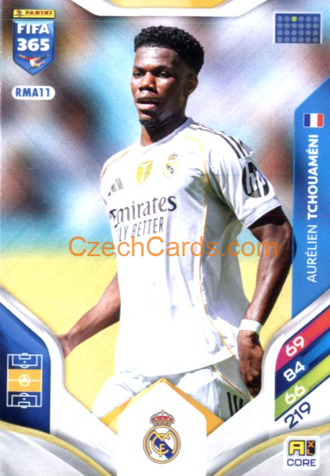 Aurélien Tchouaméni 2026 Panini Adrenalyn #RMA11