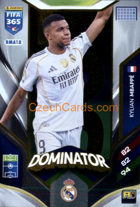 Kylian Mbappé 2026 Panini Adrenalyn #RMA18