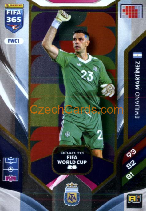 Emiliano Martínez 2026 Panini Adrenalyn #FWC1