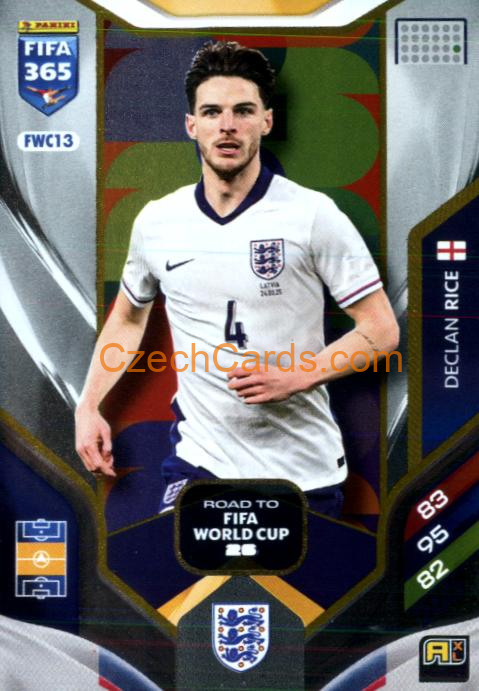 Declan Rice 2026 Panini Adrenalyn #FWC13