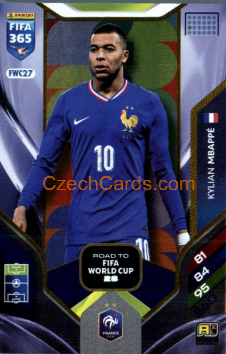 Kylian Mbappé 2026 Panini Adrenalyn #FWC27