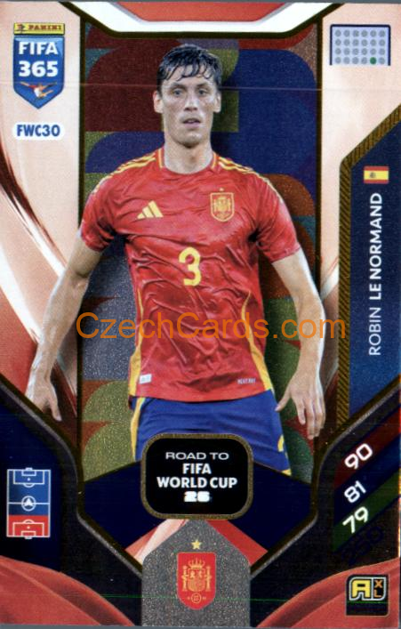 Robin Le Normand 2026 Panini Adrenalyn #FWC30