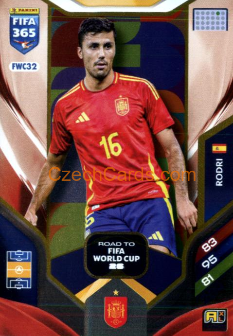 Rodri 2026 Panini Adrenalyn #FWC32