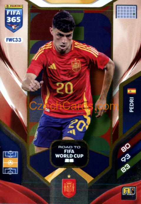 Pedri 2026 Panini Adrenalyn #FWC33