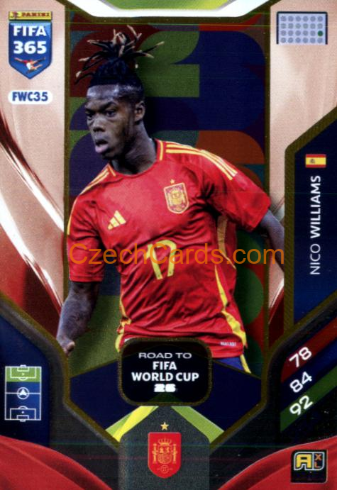 Nico Williams 2026 Panini Adrenalyn #FWC35