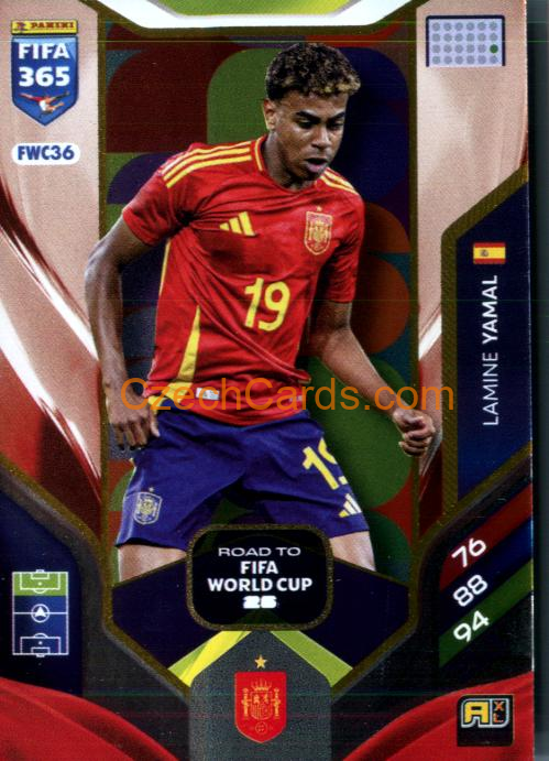 Lamine Yamal 2026 Panini Adrenalyn #FWC36