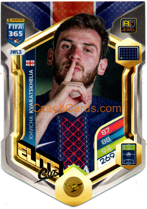 Khvicha Kvaratskhelia 2026 Panini Adrenalyn #JWL3