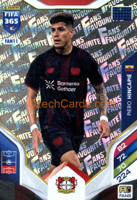 Piero Hincapié 2026 Panini Adrenalyn #FAN11