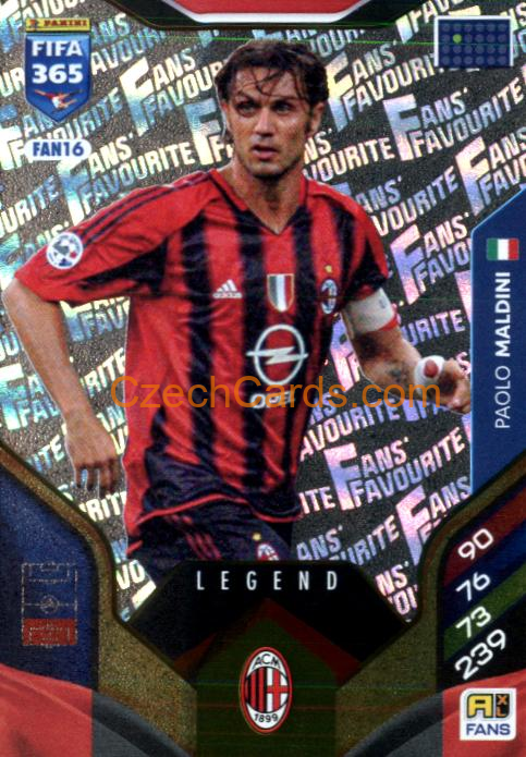 Paolo Maldini 2026 Panini Adrenalyn #FAN16