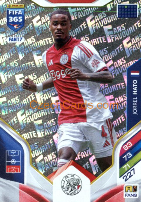 Jorrel Hato 2026 Panini Adrenalyn #FAN17