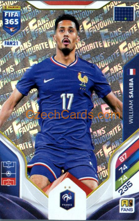 William Saliba 2026 Panini Adrenalyn #FAN21