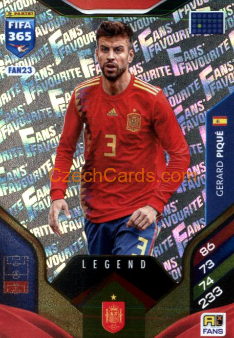Gerard Piqué 2026 Panini Adrenalyn #FAN23