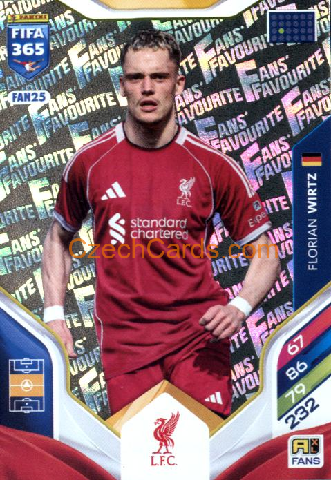 Florian Wirtz 2026 Panini Adrenalyn #FAN25