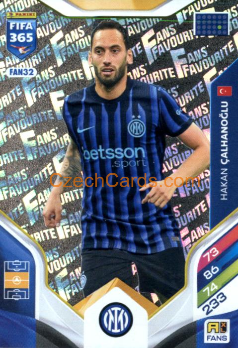 Hakan Çalhanoğlu 2026 Panini Adrenalyn #FAN32