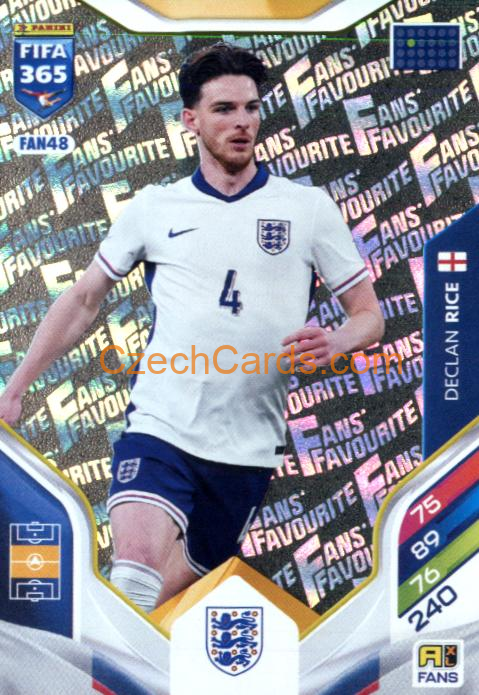 Declan Rice 2026 Panini Adrenalyn #FAN48