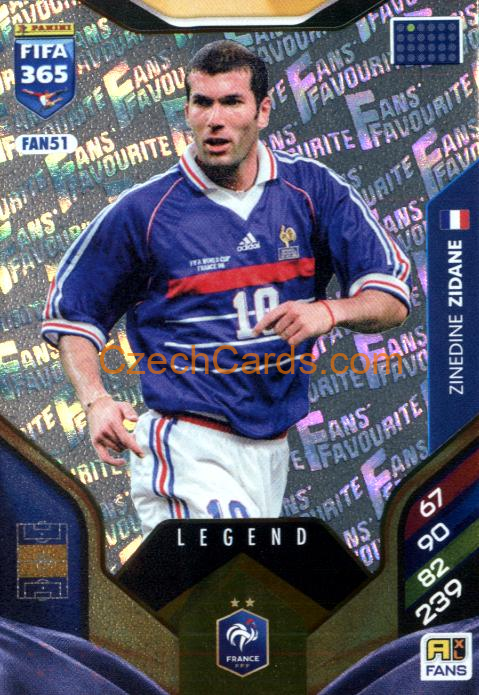 Zinedine Zidane 2026 Panini Adrenalyn #FAN51