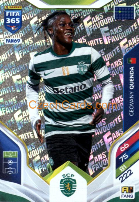 Geovany Quenda 2026 Panini Adrenalyn #FAN69