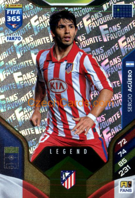 Sergio Agüero 2026 Panini Adrenalyn #FAN70