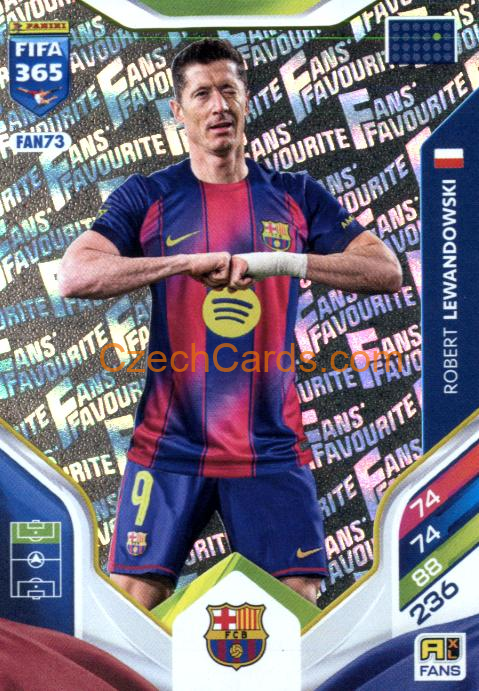 Robert Lewandowski 2026 Panini Adrenalyn #FAN73
