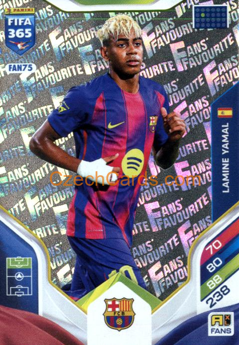Lamine Yamal 2026 Panini Adrenalyn #FAN75