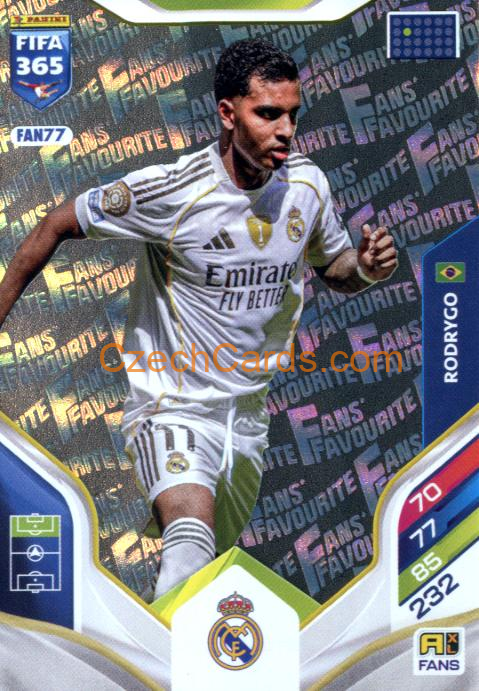 Rodrygo 2026 Panini Adrenalyn #FAN77