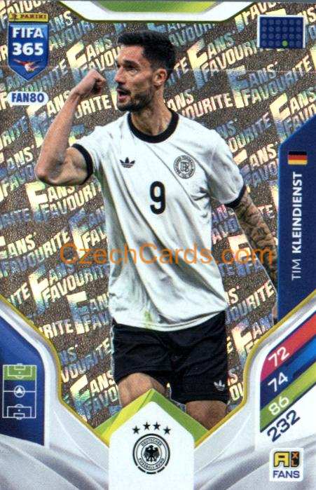 Tim Kleindienst 2026 Panini Adrenalyn #FAN80