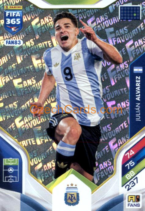 Julián Alvarez 2026 Panini Adrenalyn #FAN83