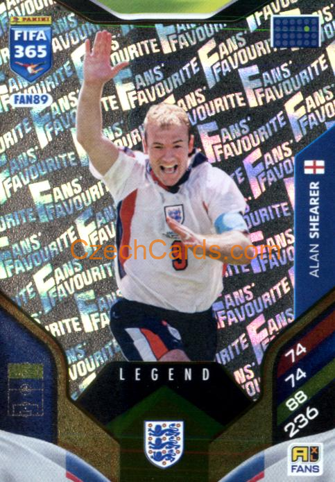 Alan Shearer 2026 Panini Adrenalyn #FAN89