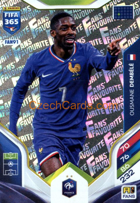 Ousmane Dembélé 2026 Panini Adrenalyn #FAN91