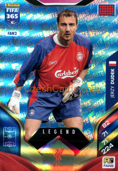 Jerzy Dudek 2026 Panini Adrenalyn #FAN2 Blue