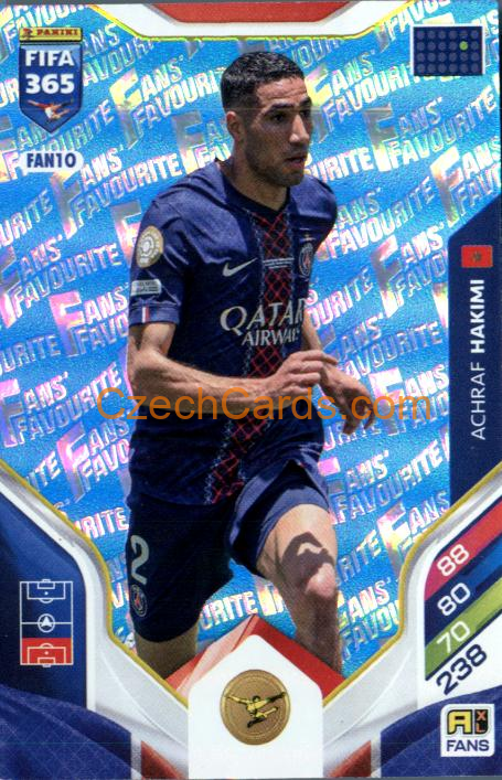 Achraf Hakimi 2026 Panini Adrenalyn #FAN10 Blue