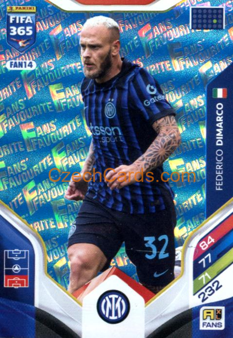 Federico Dimarco 2026 Panini Adrenalyn #FAN14 Blue