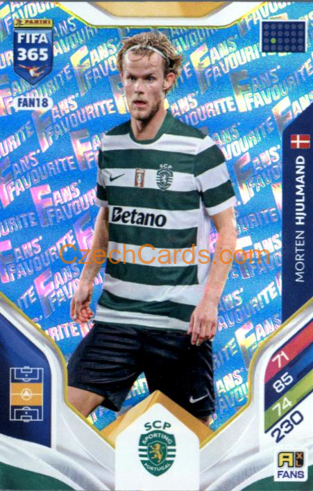 Morten Hjulmand 2026 Panini Adrenalyn #FAN18 Blue