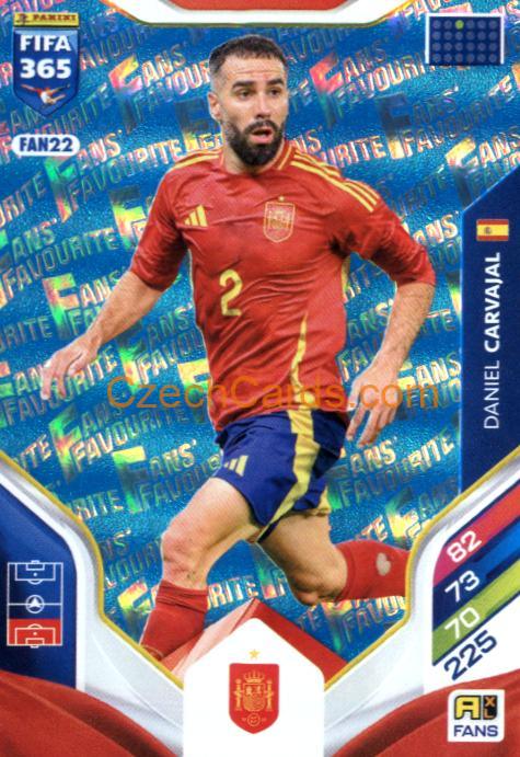 Daniel Carvajal 2026 Panini Adrenalyn #FAN22 Blue