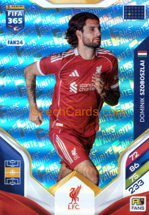 Dominik Szoboszlai 2026 Panini Adrenalyn #FAN24 Blue