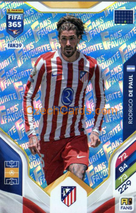 Rodrigo De Paul 2026 Panini Adrenalyn #FAN39 Blue