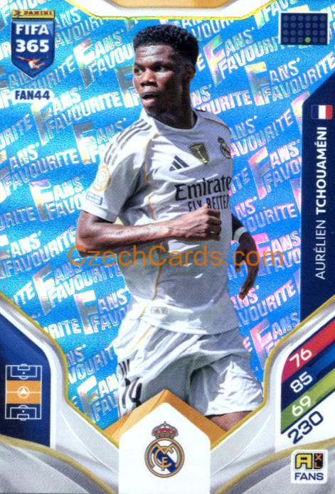 Aurélien Tchouaméni 2026 Panini Adrenalyn #FAN44 Blue