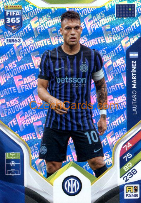 Lautaro Martínez 2026 Panini Adrenalyn #FAN63 Blue
