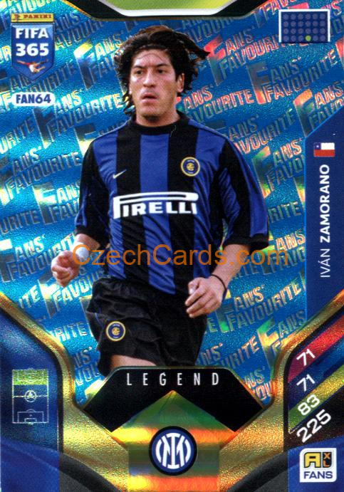 Iván Zamorano 2026 Panini Adrenalyn #FAN64 Blue