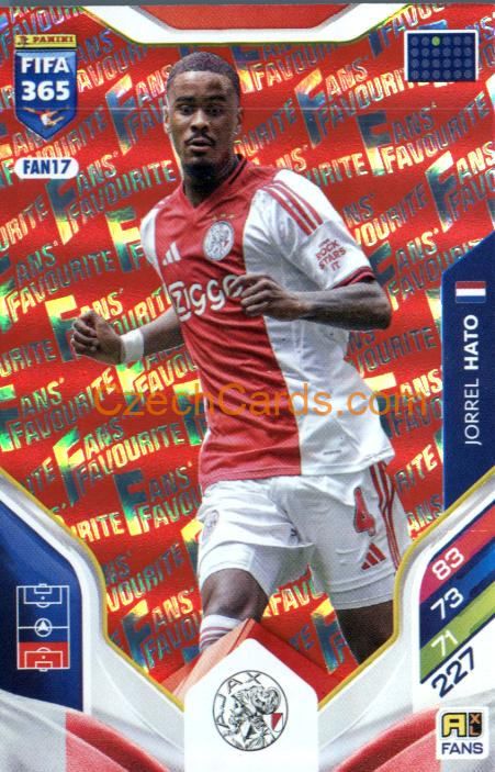 Jorrel Hato 2026 Panini Adrenalyn #FAN17 Red