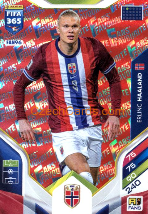 Erling Haaland 2026 Panini Adrenalyn #FAN96 Red