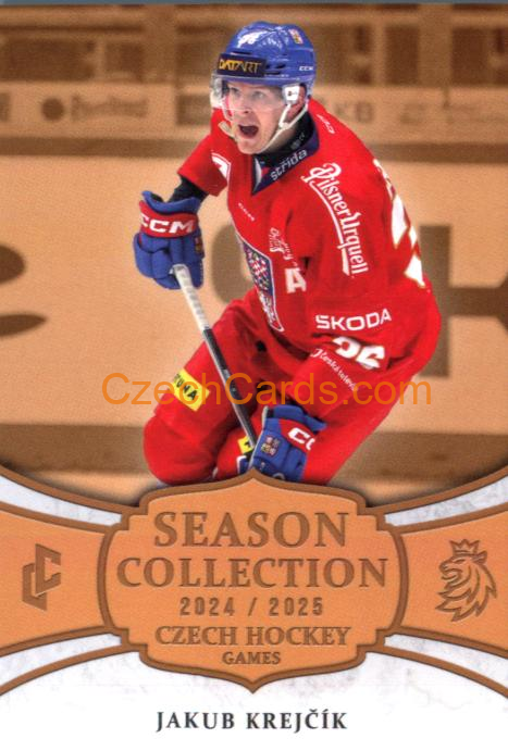 Jakub Krejčík 2024/25 LC Český hokej #CHG-08