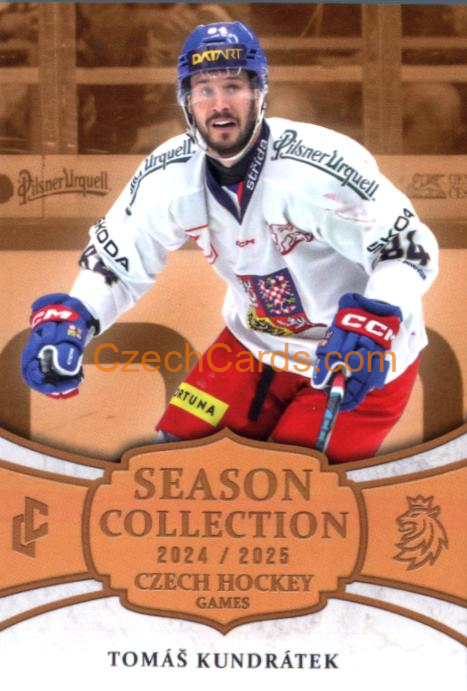 Tomáš Kundrátek 2024/25 LC Český hokej #CHG-11